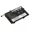 Aku roheline Cell LE168 Lenovo ThinkPad L480 L490 L580 L590 L14 L15 Gen 1 Gen 2