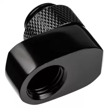 Liitmik Alphacool 17601 — messingist arvuti jahutussüsteemi liitmik, must, 1 tk