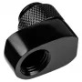 Liitmik Alphacool 17601 — messingist arvuti jahutussüsteemi liitmik, must, 1 tk