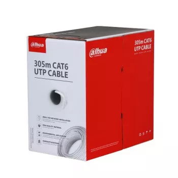 kaabel CAT6 Utp 305M Cca Valge/PFM922I-6UN-C-Valge Dahua