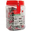 fischer tüübel DUOPOWER 10x50 BigBox helehall/punane 210 tk taassuletav (570550)