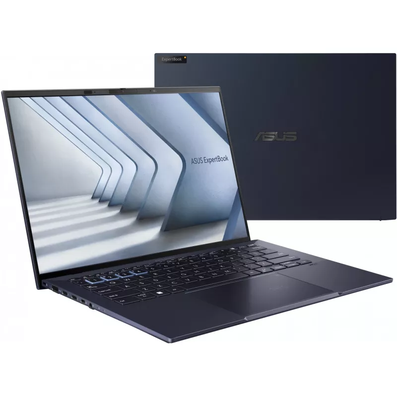 ASUS ExpertBook B9 OLED B9403CVAR-PP1735X Intel Core 7 150U Sülearvuti 35,6 cm (14 tolli) WQXGA+ 16 GB LPDDR5x-SDRAM 512 GB SSD Wi-Fi 6E (802.11ax) Windows 11 Pro Saksa Must