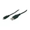 Assmann USB 2.0 ühenduskaabel. A-tüüp - micro B M/M. 3,0m. USB 2.0 ühilduv. UL. must (AK-300110-030-S)