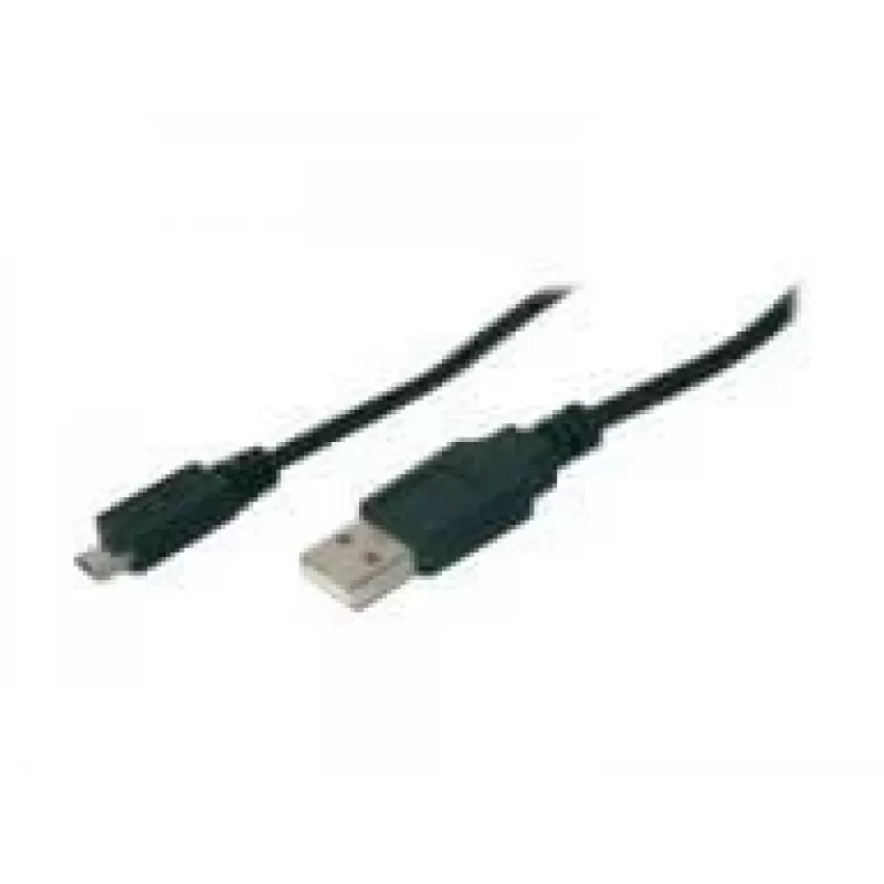Assmann USB 2.0 ühenduskaabel. A-tüüp - micro B M/M. 3,0m. USB 2.0 ühilduv. UL. must (AK-300110-030-S)