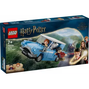 LEGO Harry Potter Lennukas Ford Anglia Auto Mänguasi 7+ Aastastele Lastele, Poistele ja Tüdrukutele, Ehitatav Mudel Ron Weasley Minifiguuri ja Hedwigiga
