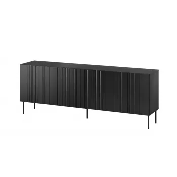 Cama kummut ISLA 200x40x75 matt must