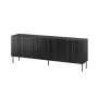 Cama kummut ISLA 200x40x75 matt must