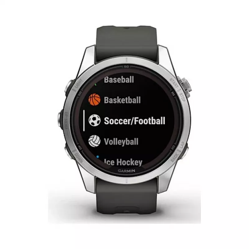 Garmin fēnix 7S Pro 3.05 cm (1.2) MIP 42 mm Digitaalne 240 x 240 pikslit Puutetundlik Hõbedane Wi-Fi GPS (satelliit)