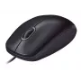 Logitech M90 juhtmega optiline kontorihiir — 1000 DPI, mõlemakäeline, USB Type-A, must