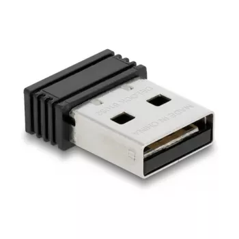 DeLOCK USB Dongle juhtmevaba vöötkoodiluger 2,4 GHz Must USB A