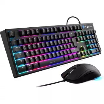Mänguklaviatuuri ja hiire komplekt Sharkoon SKILLER SGB15 Combo DE saksa paigutusega