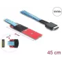 DELOCK 64360 konverter M.2 Key M → 1× OCuLink SFF-8611, 45 cm kaabel