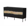 Kummut cama meble INSERTO 3D 143,5×40×80 cm must LED-valgustusega, puitlaastplaat, 16 mm raam