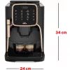 Okka Espresso Pro, täisautomaatne must/pruun, 1450 W