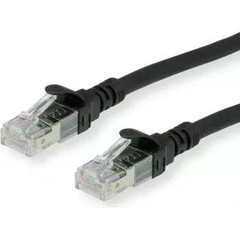 ROLINE - patch-kaabel - RJ-45 (M) kuni RJ-45 (M) - 2 m - UTP - CAT 6 - Halogeenivaba, Vormitud, Keerutatud - Must (21.15.2552)