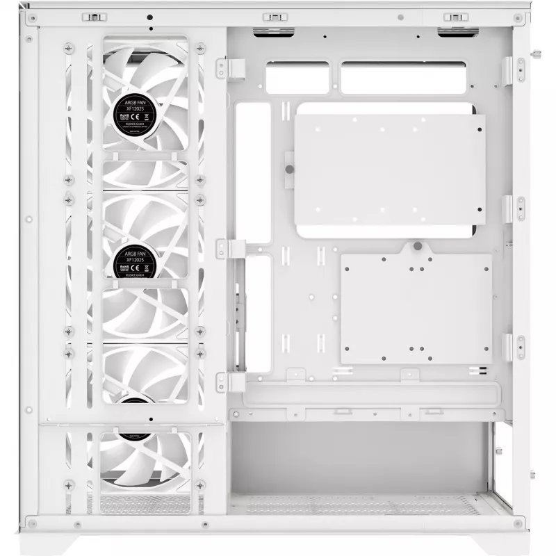 Korpus | XILENCE | ATX/micro ATX/Mini-ITX | Valge | Midi Tower | PC | X818.W.ARGB