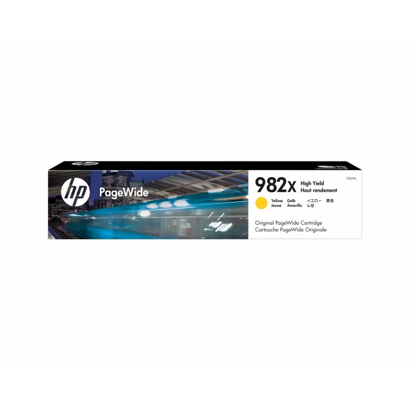 HP 982X High Yield Yellow Original PageWide kassett, kollane, 1 tk, 16000 lehekülge