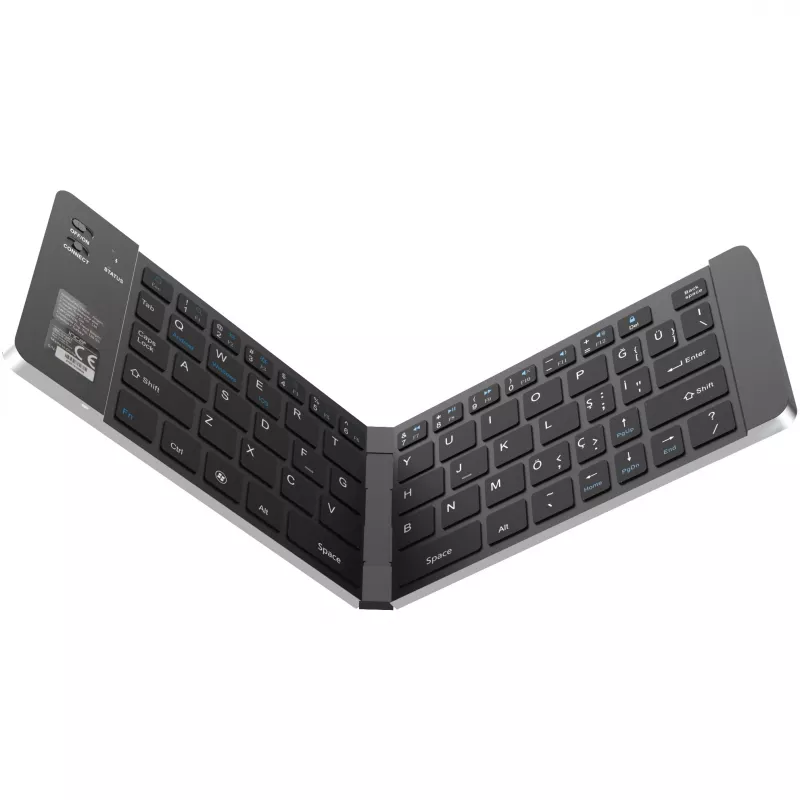 Juhtmevaba klaviatuur Inca IBK-579BT Bluetooth 66 klahvi metallikhõbedane