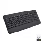 Logitech Signature K650 - Klaviatuur - Juhtmevaba - Bluetooth 5.1 - QWERTZ - Rootsi - Grafiit