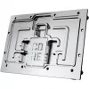 Alphacool Core RX 9070 XT Mercury läbipaistev kroom jahutusplokk tagumise plaadiga