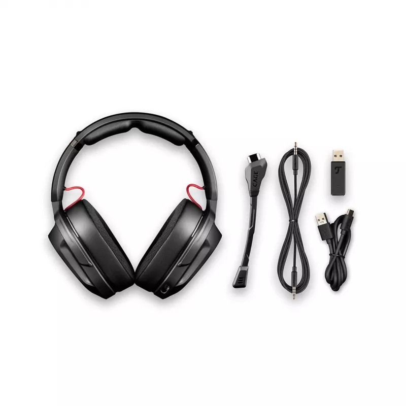 Teufel CAGE PRO peakomplekt juhtmevaba peavõru mängimiseks USB USB-C Bluetooth Must