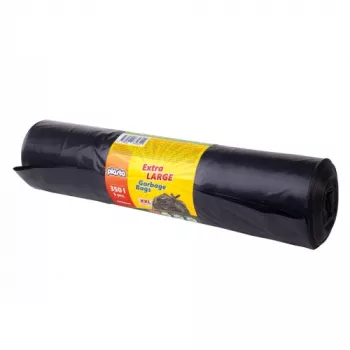 Prügikotid, 350L/5tk., 60 mikr., must