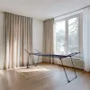 Pesukuivatusrest VILEDA Infinity Flex Ultimate Teleskoop — must, kaetud alumiinium, 30 m kuivatuspinda, kokkupandav, ratastega