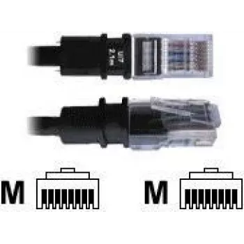 võrgukaabel Patchsee Cat5e FTP 1.2 m, Must