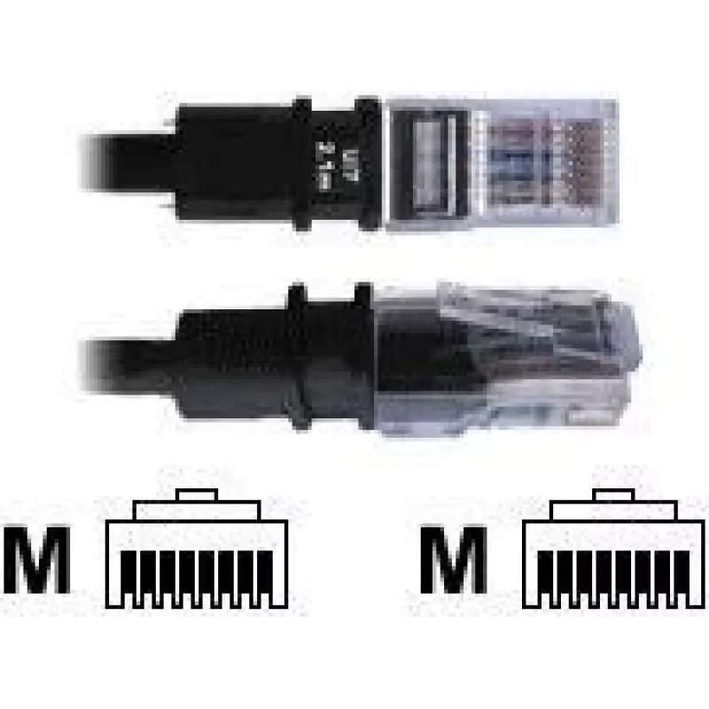võrgukaabel Patchsee Cat5e FTP 1.2 m, Must