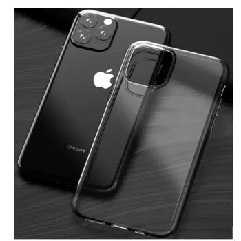Kõva kattega telefoniümbris COMMA iPhone 11 Pro Max jaoks — läbipaistev, jäik kaitsekest