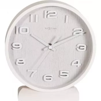NeXtime kell 5192wi Wood Wood Small 22x20 cm, sein, valge