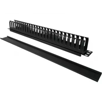 Kaablikarp Alantec PK008 seinakorraldaja 1U must metall/plast