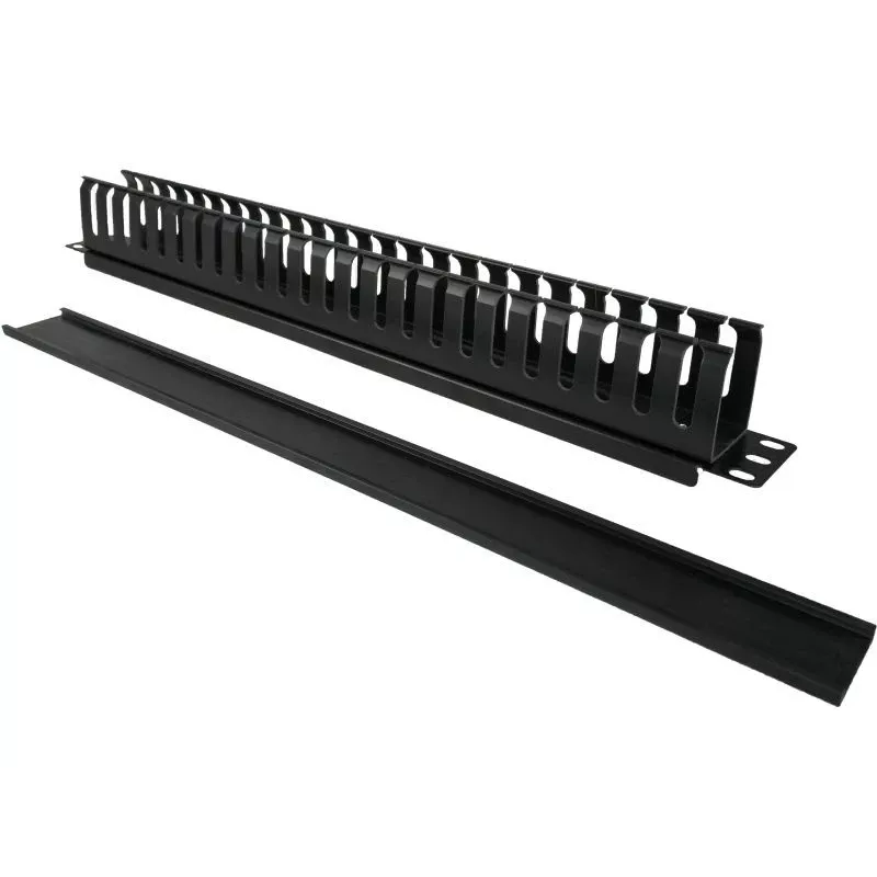 Kaablikarp Alantec PK008 seinakorraldaja 1U must metall/plast