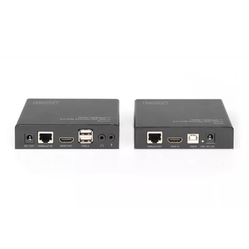 Digitus 4K HDMI HDBaseT™ 2.0 KVM pikenduskomplekt, 100 m