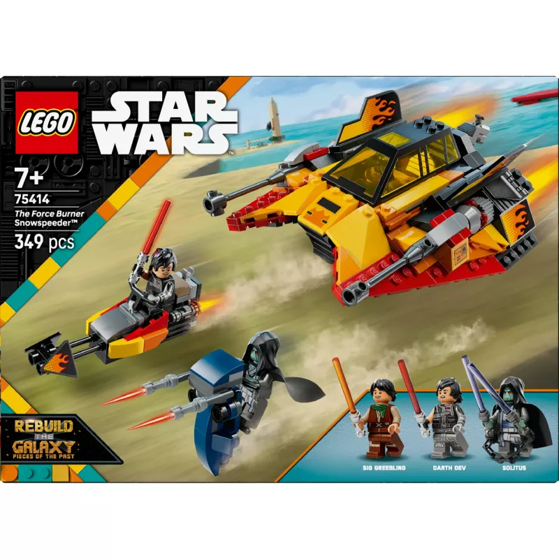 LEGO Star Wars Flame Speeder 75414 lumesõiduki komplekt — 349 tükki, 3 minifiguuri, vanusele 7+
