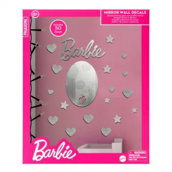Peegelseinakleeps Paladone PP13751BR Barbie disain – dekoratiivne isekleepuv peegelkleeps