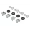 DIN-liistupaneel DeLOCK 67031 Must Metall 19 tolli 482,6 mm