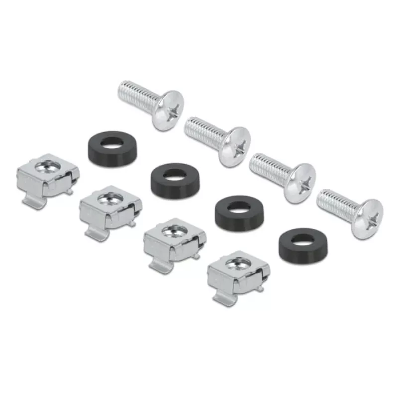 DIN-liistupaneel DeLOCK 67031 Must Metall 19 tolli 482,6 mm