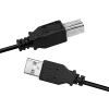 USB-kaabel LogiLink CU0009B 5m USB A USB B Must