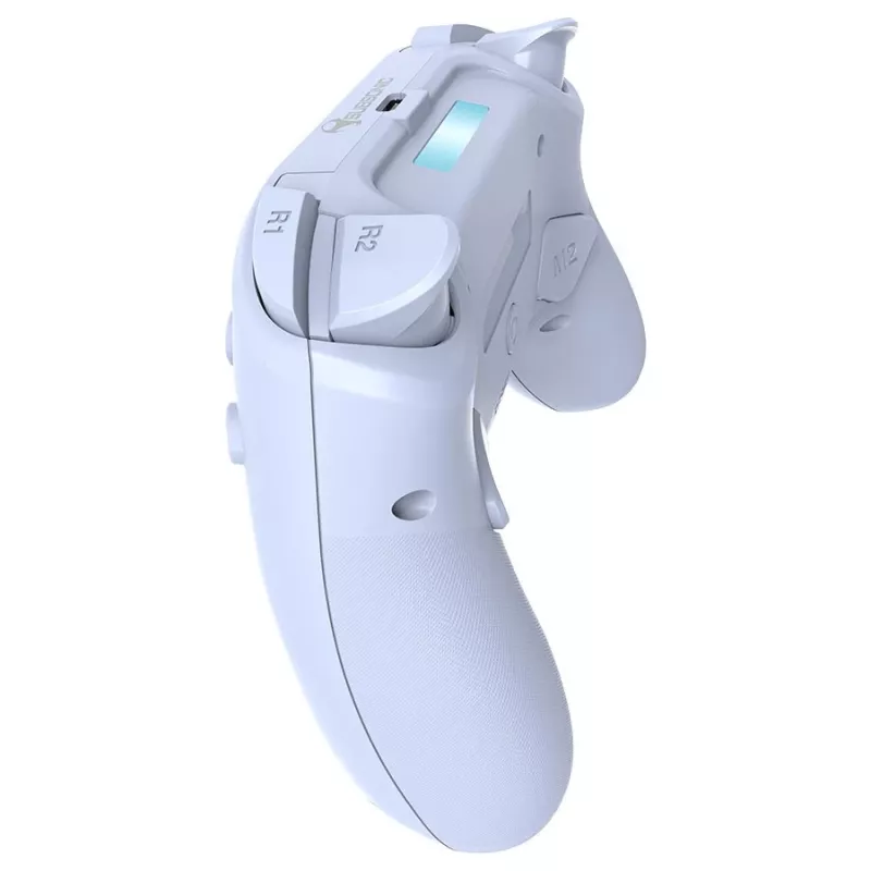 Subsonic PS5 juhtmeta LED-mängupult, valge, D-pad, Home, Options, Share
