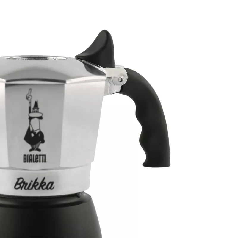 Moka pot Bialetti Brikka 0,17 L — pliidil kasutatav espressomasin, 4 tassi, alumiinium, mitte-induktsioon