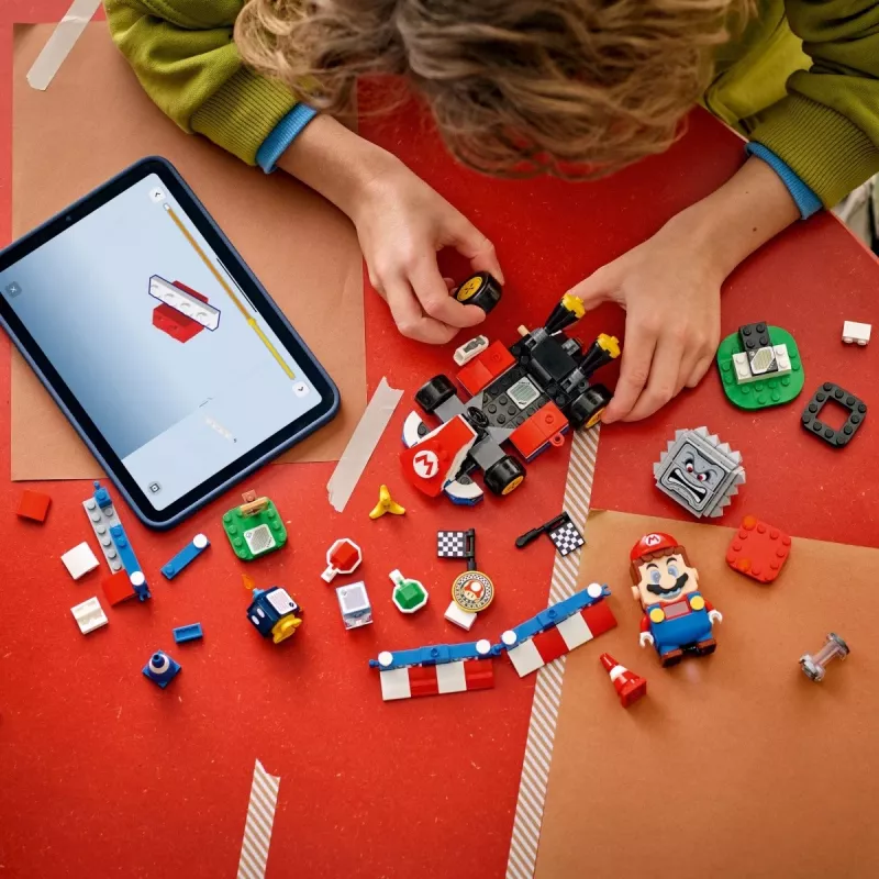 LEGO ehituskomplekt 72043 Super Mario interaktiivne Mario Kart standardkardiga