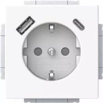 BJ 20 EUCB2USBAC-84 SCHUKO-/USB-A+C pistikupesa (2CKA002011A6306)