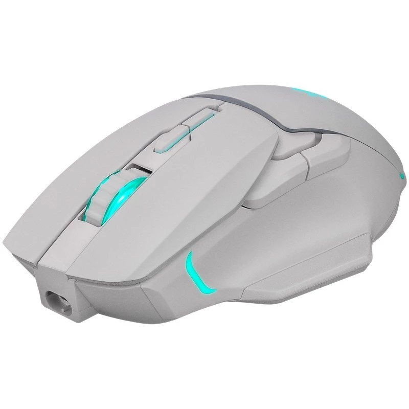 Juhtmevaba hiir DEFENDER Stix GM-009 RF — optiline 3200 DPI, 6 nuppu, mõlemakäeline, USB RF, akutoitel, valge