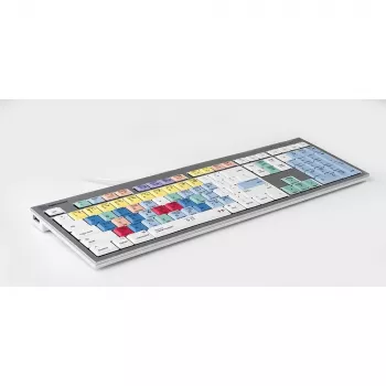 Klaviatuur Logickeyboard ALBA Universal USB AZERTY French Silver