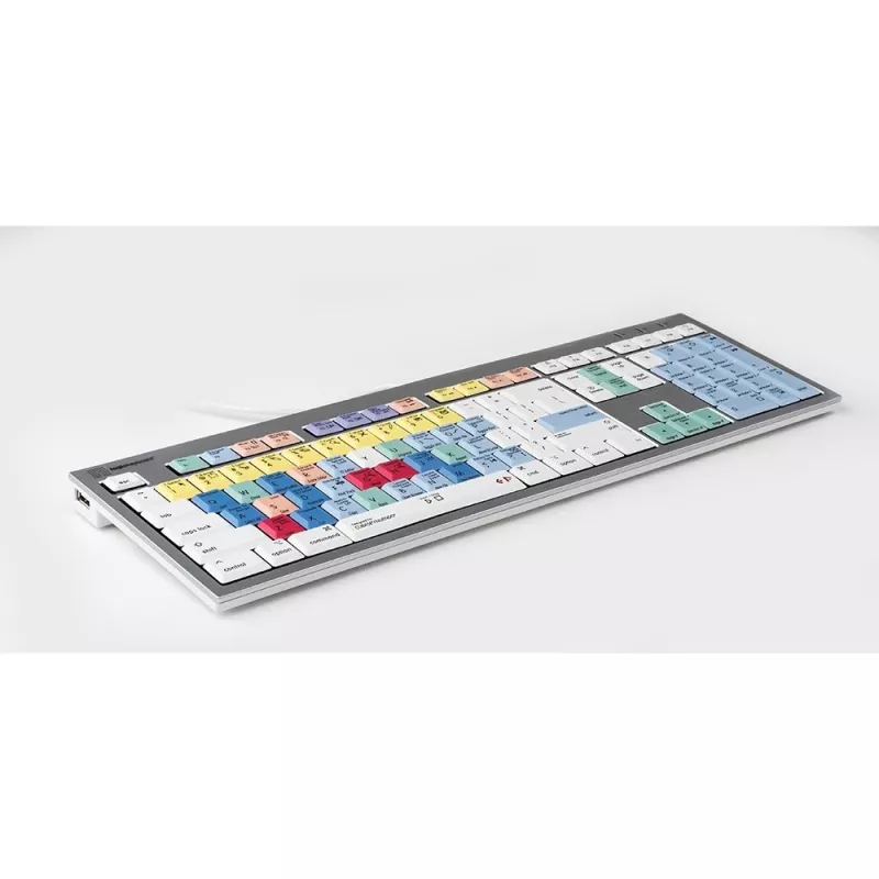 Klaviatuur Logickeyboard ALBA Universal USB AZERTY French Silver