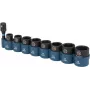 Makita E-16639 - löögipesade komplekt 3/8 8-osaline | sisaldab adapterit 1/4 (E-16639)