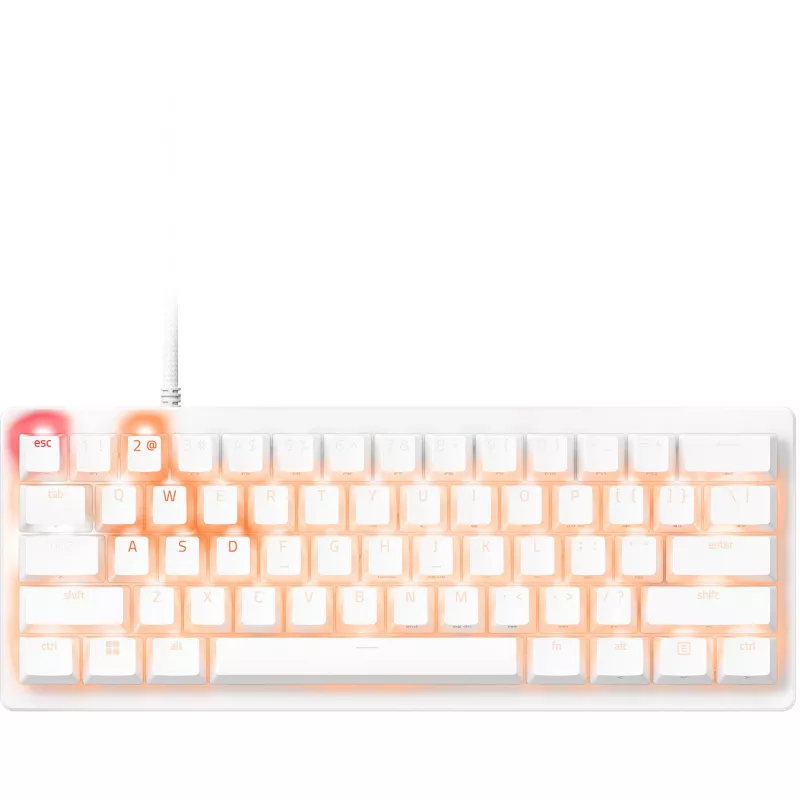 Razer Huntsman V3 Pro Mini - valge - Saksa paigutusega P - klaviatuur - optiline (RZ03-04992000-R3G1)