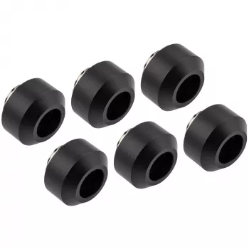 OPTIMUS kõvatoru liitmike komplekt 12 mm torule, 6 tk koos paigaldustööriistaga, must