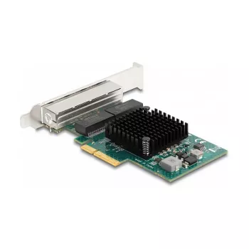 DeLOCK PCI Express x4 kaart 4 x RJ45 Gigabit LAN BCM hall